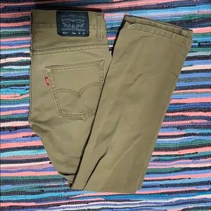 27x27 Levi 511 skinny corduroy red tab.